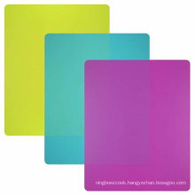 Colorful Kitchen Flexible Plastic Cutting Board Mats set